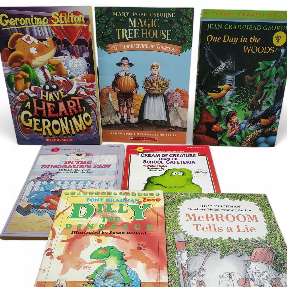 Children's Chapter Books Lot • Geronimo Stilton Magic Tree House Kidcore Library